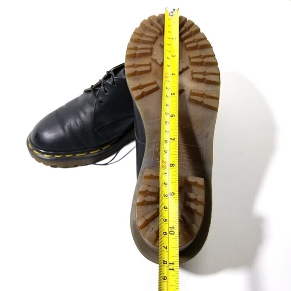 RARE Dr. Martens 1461 Witch Greasy Leather 3-Eye Heeled Oxford Shoes - Picture 9 of 11